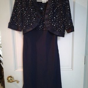 Navy Blue Cocktail Dress